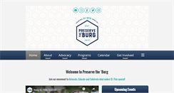 Desktop Screenshot of preservetheburg.org